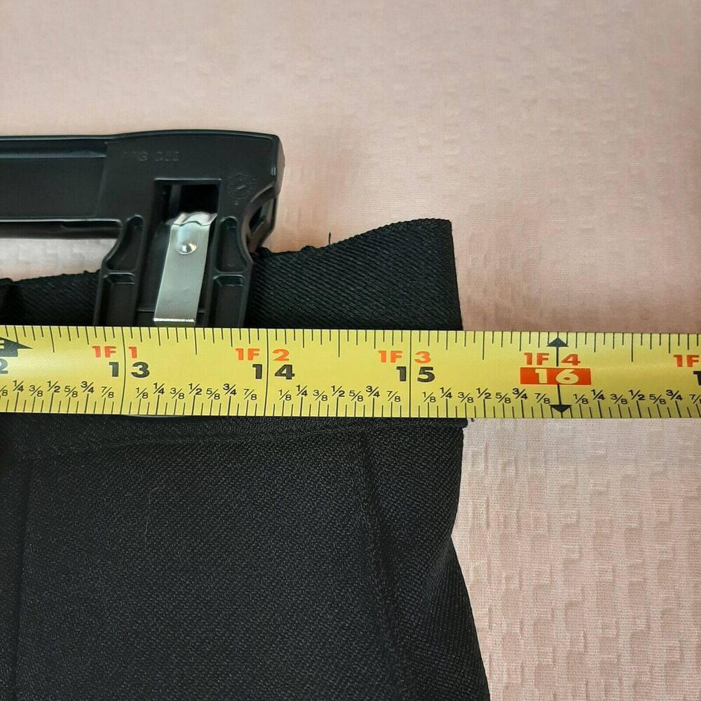 Briggs New York Women Black Pants High Rise Elastic Sides USA Plus Size 16 - Picture 3 of 11